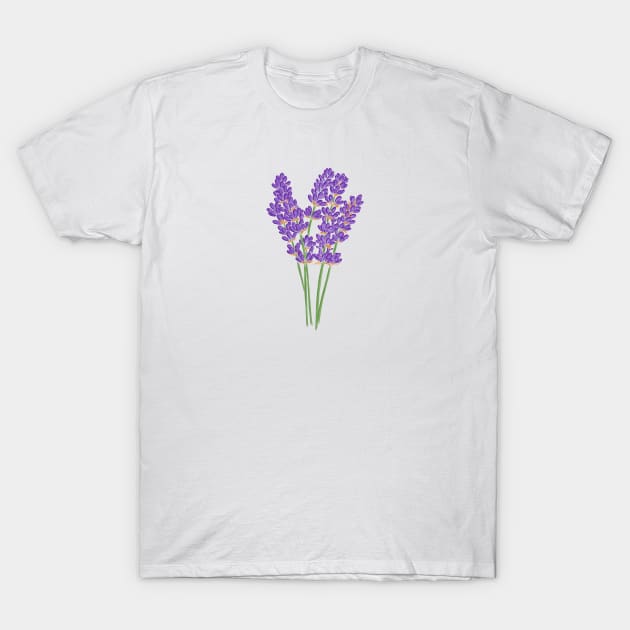 lavender T-Shirt by Kuchinska design